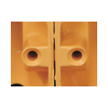 Gipszkarton szerelvénydoboz 1-es kerek 73mm-átmérő műanyag sárga csavarral 34mm-b.mély KU KOPOS